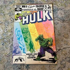 Vintage 1981 Marvel The Incredible Hulk Wrong End Of The Rainbow 267 Comic Book